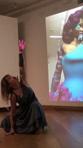 cardenas dancing at the Leslie Lohman Museum in New York in Sin Sol